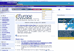 Sitio web de la iniciativa eEurope.