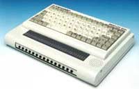 Teclado adaptado con un terminal Braille.